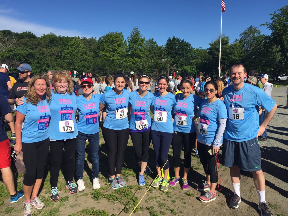 WHS teachers representing at town day road race!