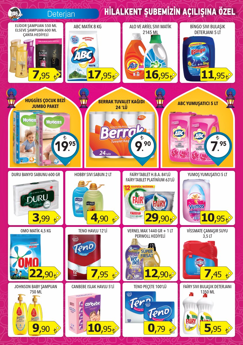 Hilalkent Düzgün AVM'ye özel İndirimler
Fırsat Ürünlerini Kaçırmayınız
01-11 Haziran
Düzgün Marketler Grubu
#market #erzurum #alışveriş