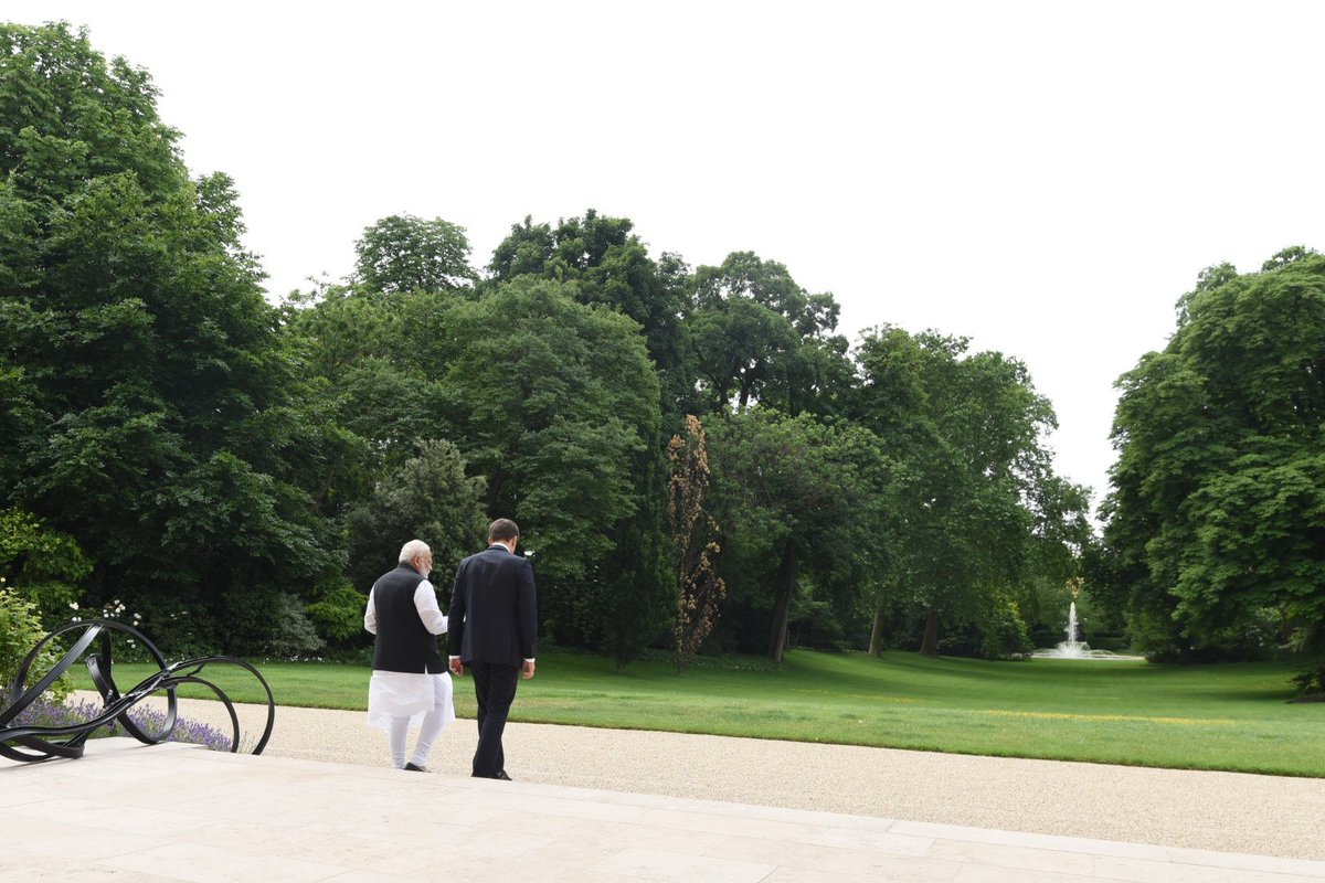 Modi- Macron Meeting | Counter Terrorism | Paris Climate Agreement