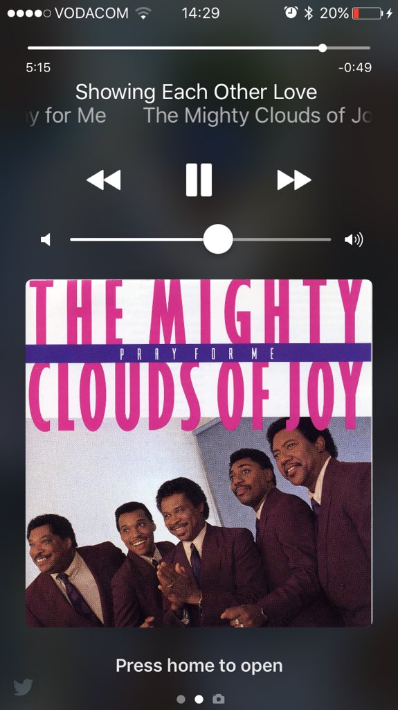Livhu_Matsila's tweet image. Listening to the #MightyCloudsOfJoy.
It is that kind of Saturday afternoon ☺️☺️
