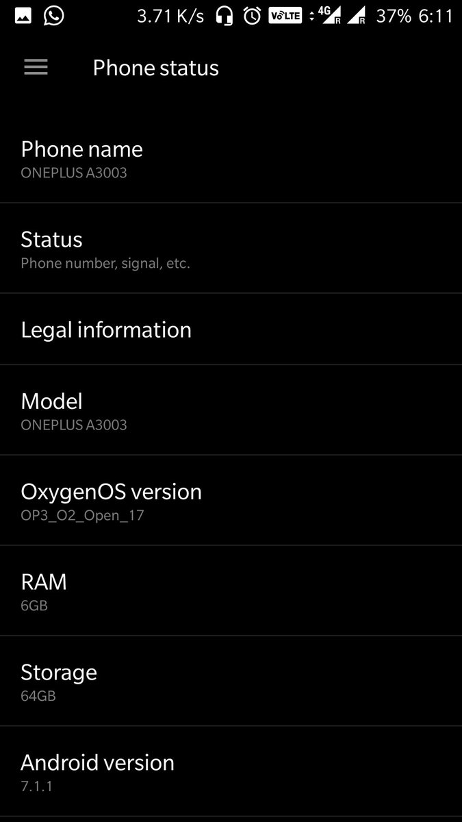 panda_snehasis's tweet image. @OnePlus_Support 
Find the notification bug with the new open beta 17 for OP3 #NotificationBug 
PFA
