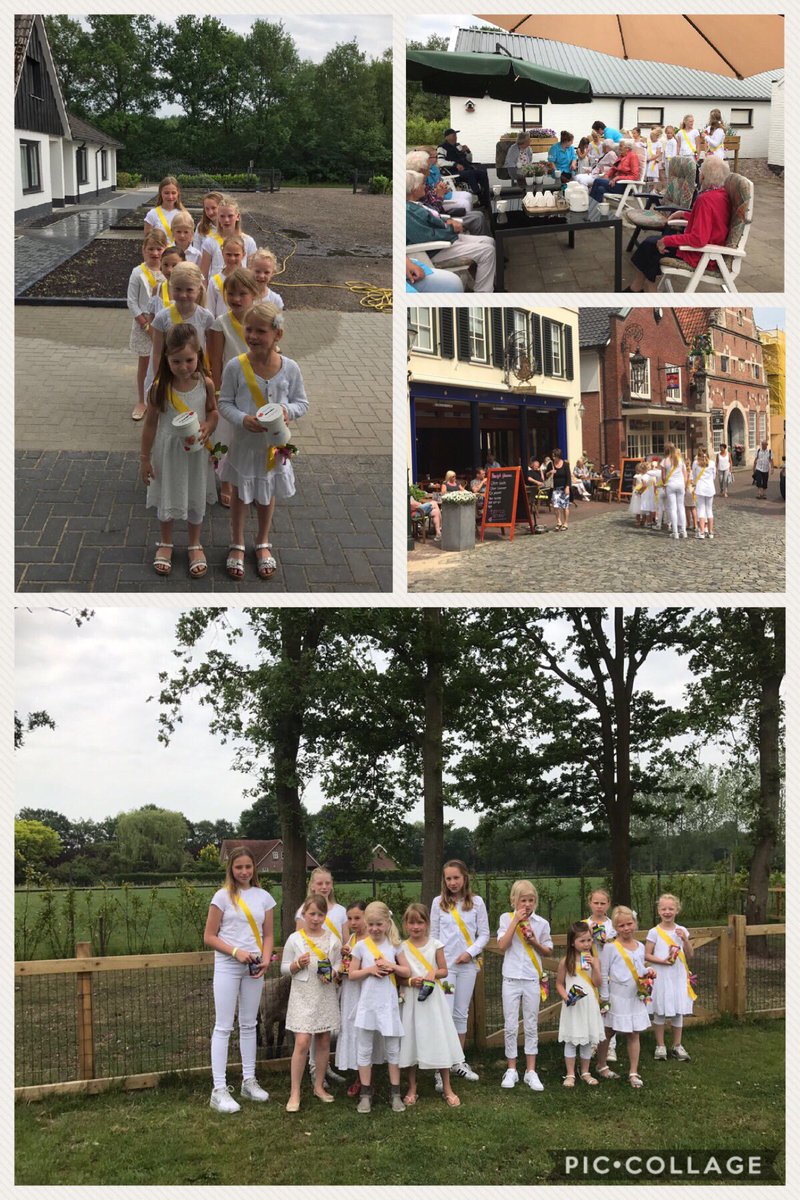 De Pinksterbruidjes uit Agelo in actie voor #projectfrank bij de #Amanshoeve en in #oormarsum. Wij zijn erg blij dat wij het goede doel zijn