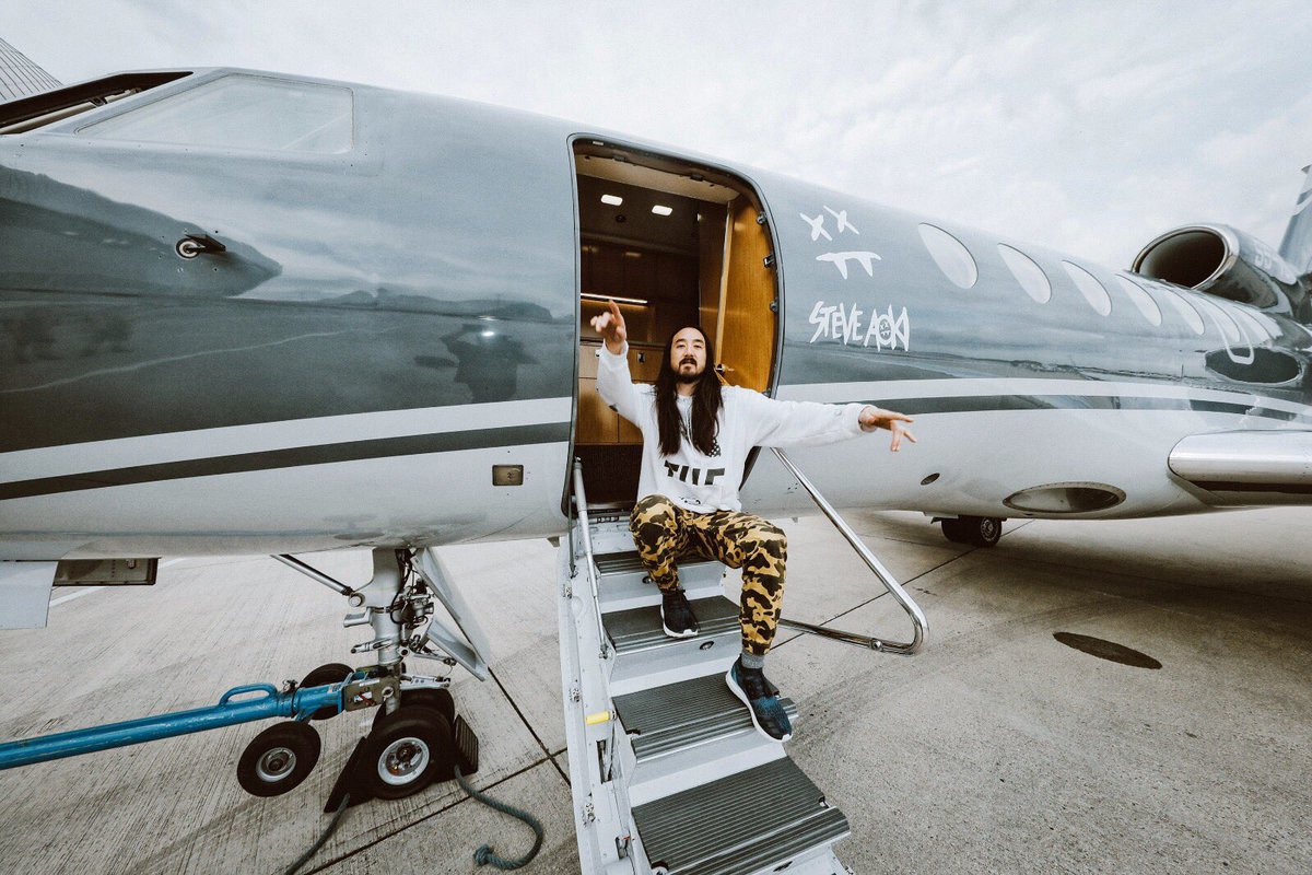 steveaoki's tweet image. Let the Euro Summer Festivities Begin!! #aokijet