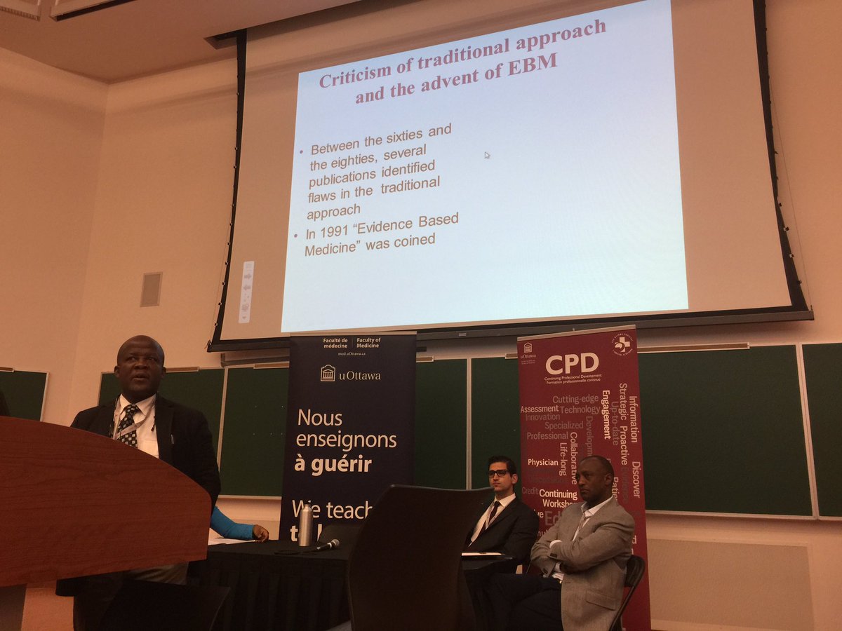 Dr Kehinde Oluwadiya presenting on barriers to evidence based medicine #EBM <a href="/Bethune2017/">BRT2017</a>