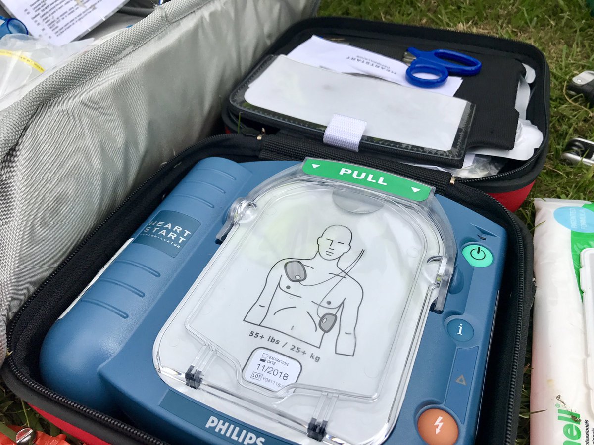 stjohnambulance's tweet photo. I'm here as a cycle responder. We ride specialised mountain bikes with ~50kg of kit: everything from oxygen and a defib to wound care items! https://t.co/q65RUhoH3C