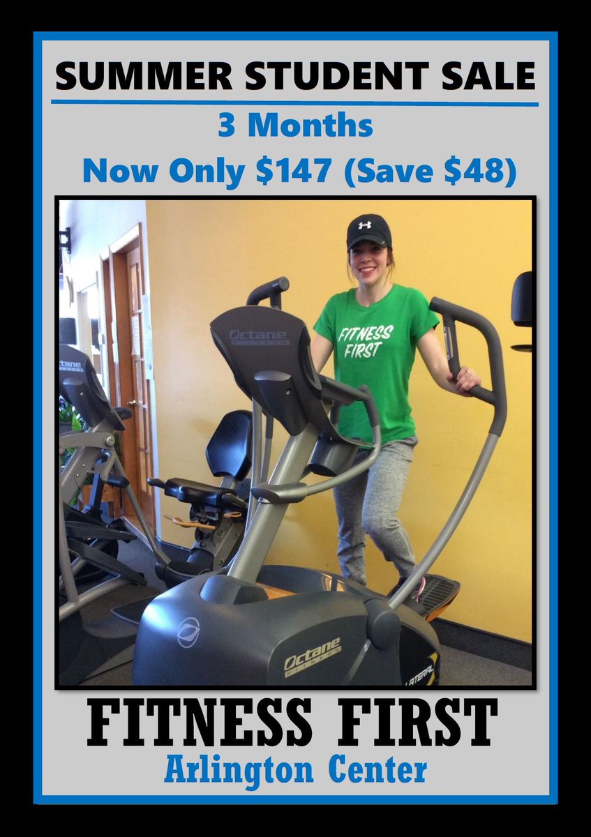 FitnsFirst's tweet photo. Stay in shape this summer with Fitness First! All new equipment, free-weights, and classes! #Yoga #Zumba #Kickboxing #Bootcamps #Fitness https://t.co/K5FeqYW1B3