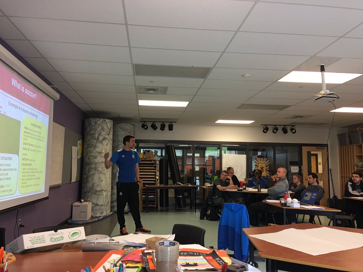 <a href="/VDSAofficial/">VDSA</a> delivering <a href="/SoccerNS/">Soccer Nova Scotia</a> Soccer for Life workshop in Kentville. #SNSCoachEd