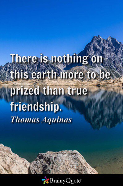 lolette_and's tweet photo. There is nothing on this earth more to be prized than true friendship.
- Thomas Aquinas https://t.co/yXim79GtDH https://t.co/ln6yswiVMp