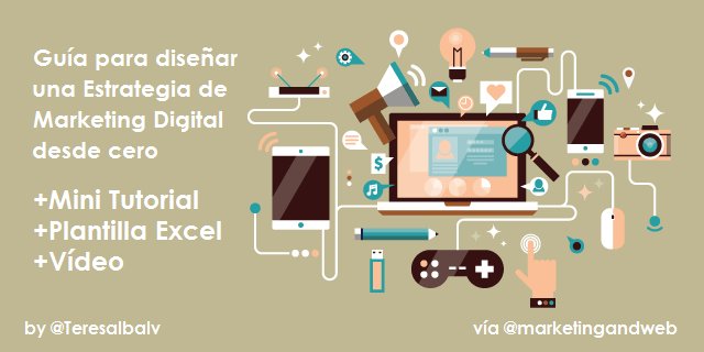 marketingandweb's tweet photo. Súper Guía para crear una Estrategia de #MarketingOnline [Tutorial + Plantilla + Vídeo] https://t.co/iGvW6Qnm7m    by @Teresalbalv https://t.co/Exl0dsTYOA