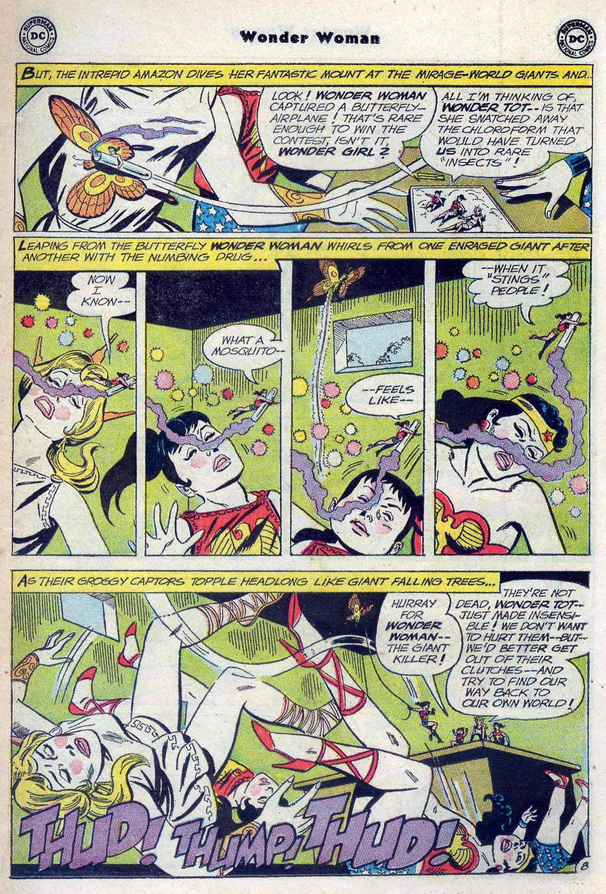 Sleepy Comics on X: Wonder Woman #142 sleeping gas #chloroform scene  t.coVelU47AapR  X