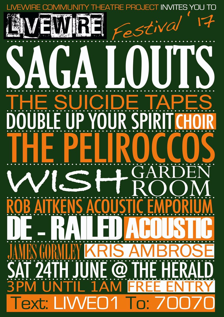 24th June 🤘🏻🎤🎸🎹🍻<a href="/livewiretheatre/">Livewire</a>