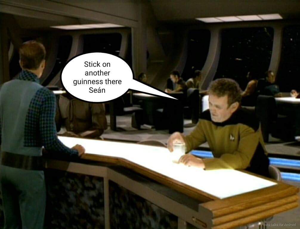 DoyleTrek's tweet photo. #StarTrek #Coddle #ChiefOBrien #FewJars https://t.co/ovyxp5Hpzw