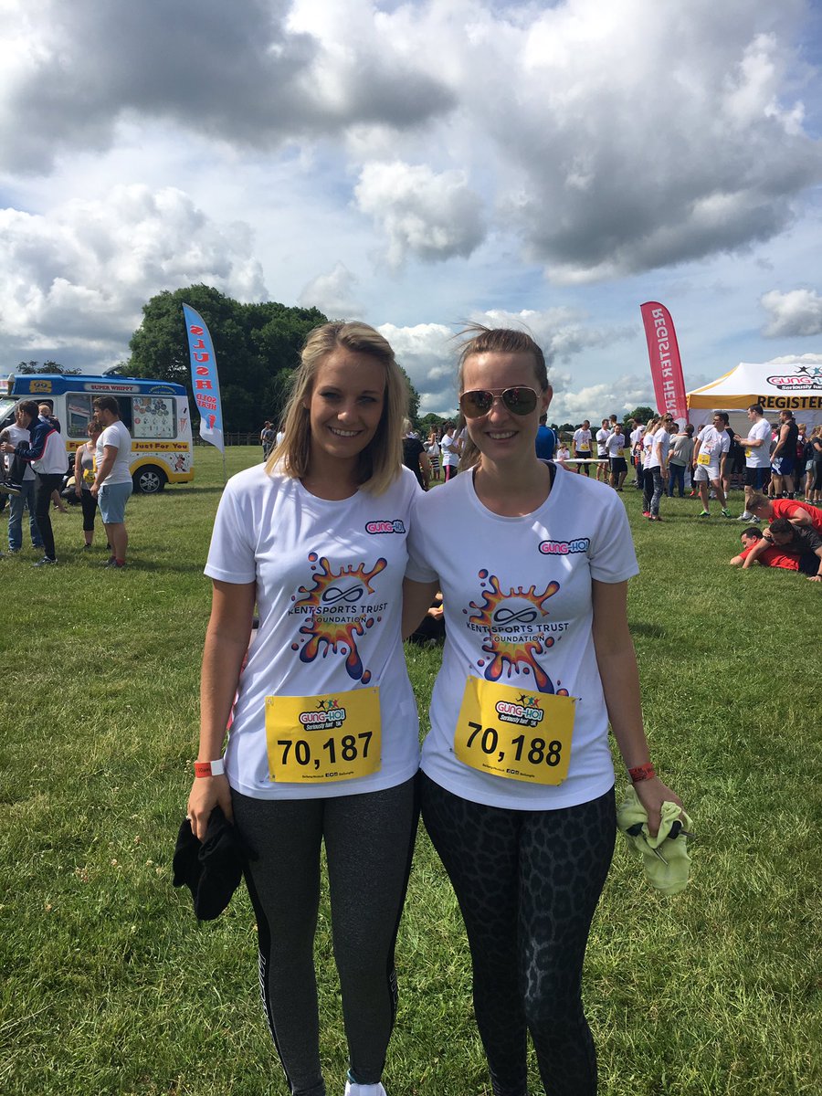 CharEvans1's tweet photo. Gung Ho @KentSportsTrust #inflatablecourse #5km @HollieBabes09 @begungho https://t.co/saAOQzMeO4