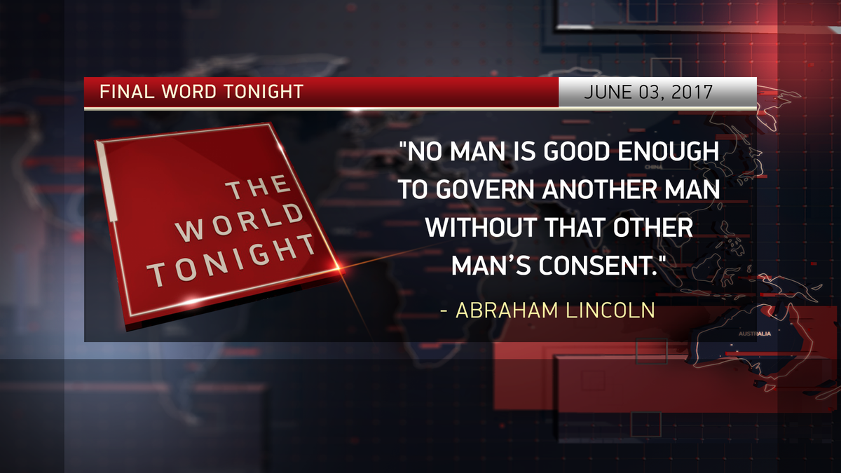 Final word tonight: