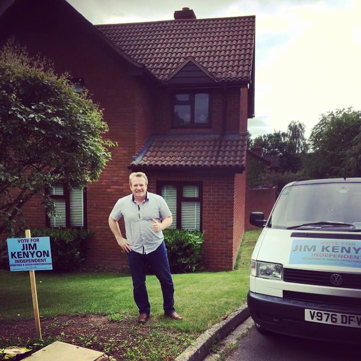 Jimofhereford's tweet photo. Jim is out and about again today working hard for YOUR votes. #Vote4Jim #Jim4MP #hereford #Election2017 https://t.co/dNRFjCsZdE