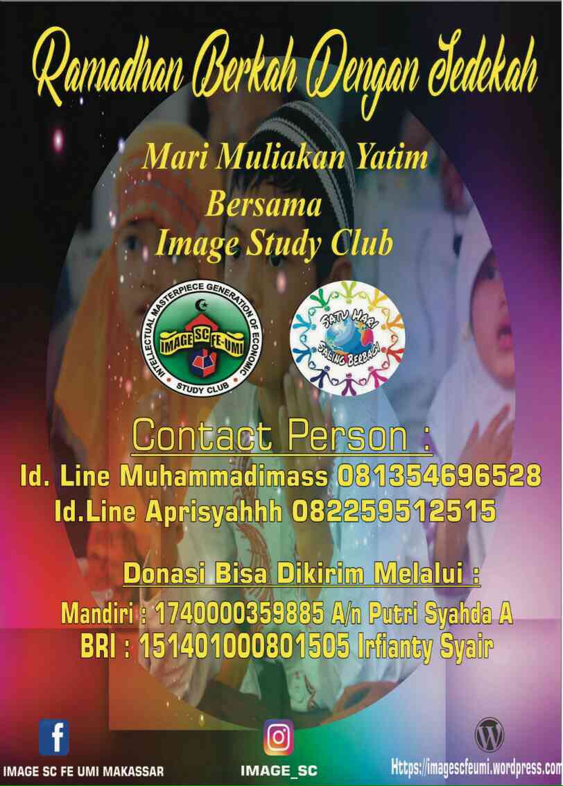 Marhaban yaa Ramadhan
"Satu langkah kecil untuk kepedulian yang besar"
Dalam rangka Bakti Sosial