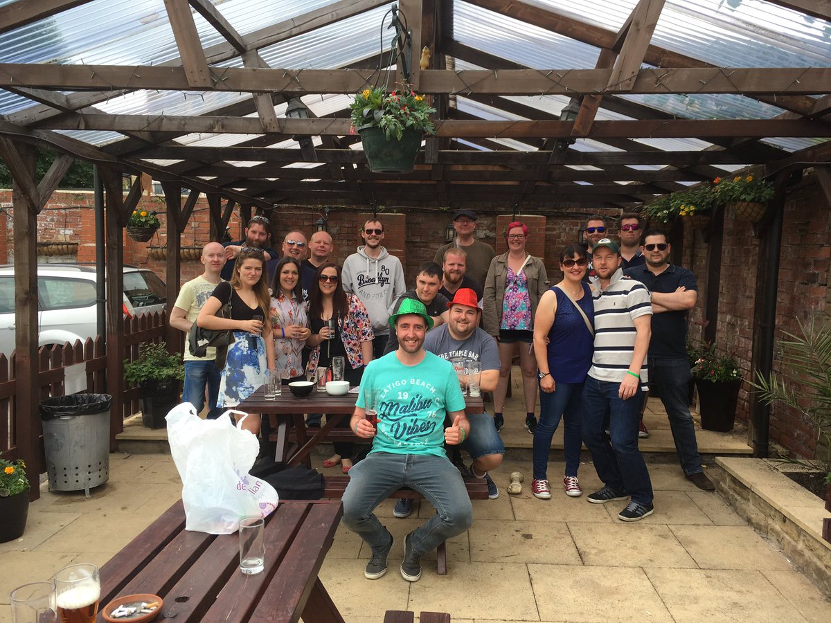 PudsPubCrawl's tweet photo. 18 at the Masons Arms ! Butchers next. Who's out soon ? ? Anyone seen @CraigHogg2 #pudsey #ppc14 https://t.co/QOZQmIzWuc