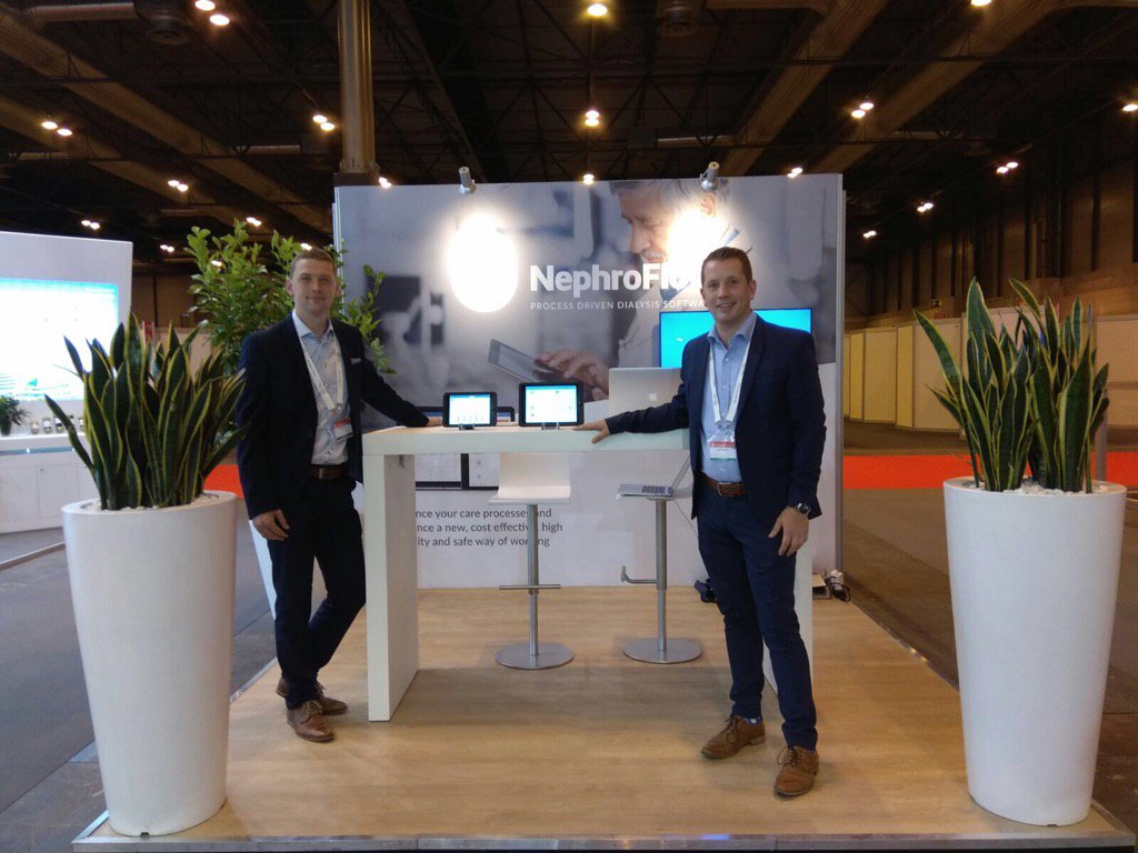 Ready to welcome people to our booth at #ERAEDTA17 ! #eHealth