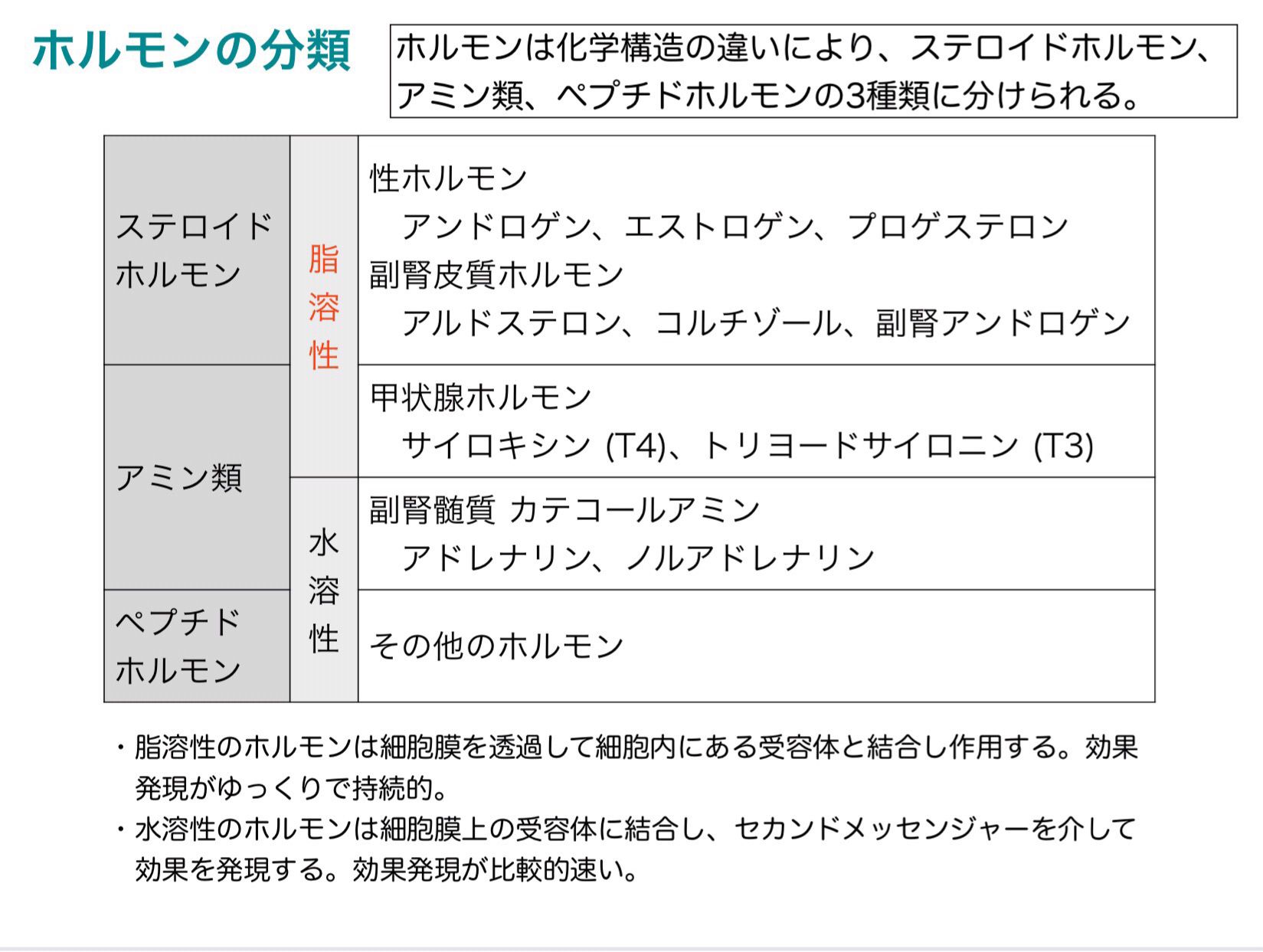 O Xrhsths かずひろ先生 なるほど解剖学 Sto Twitter ホルモンは化学構造の違いにより ステロイドホルモン アミン類 ペプチドホルモンの3種類に分けられる まずは少ないほうをゴロで覚える 制服の皮を捨てろ 性 副腎皮質 ステロイド 福神漬け工場の網