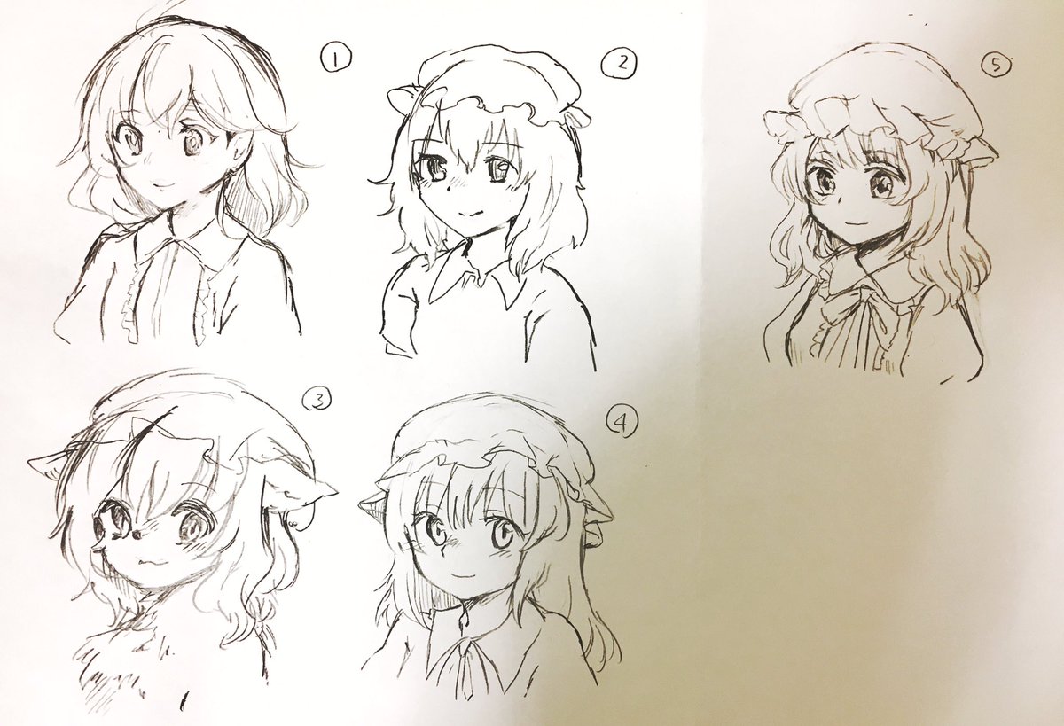 いいねした人の絵柄を真似してメリー描いてバレたら負け