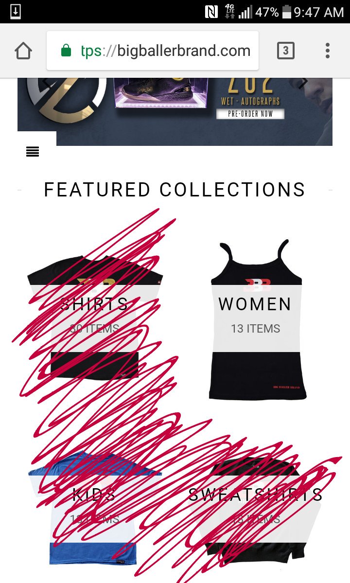 CousinMarcus91's tweet photo. @TheHerd let kristine know he actually does have apparel for women https://t.co/xesYbIZZa8