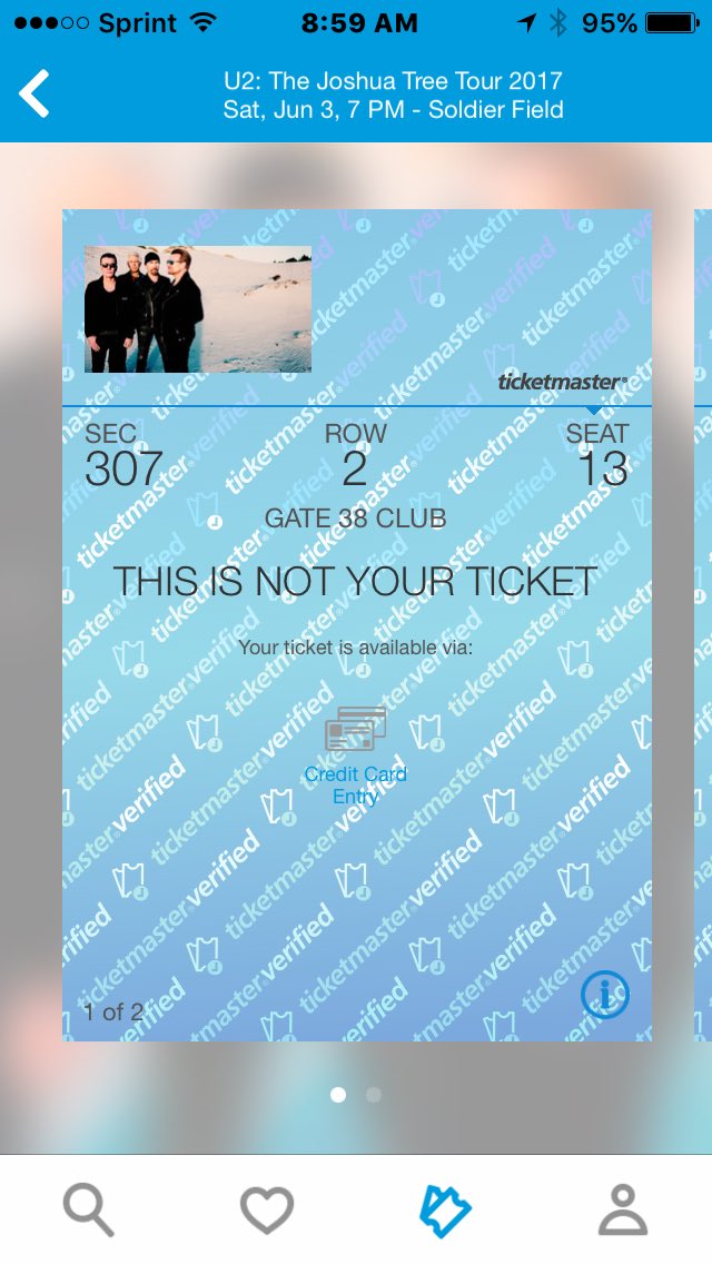 ericgross's tweet image. #U2SoldierFieldEntry #U2TheJoshuaTree2017