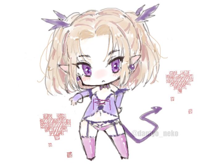 絵チャで お友達の しまさん @sima_illust の子を描かせていただきました～♪ 