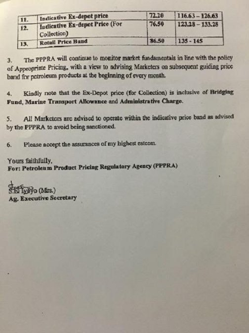 The Senate, Saturday, has denied the report that it had planned to increase Premium Motor Spirit (PMS) price by five Naira, from 145 Naira to 150 Naira.
