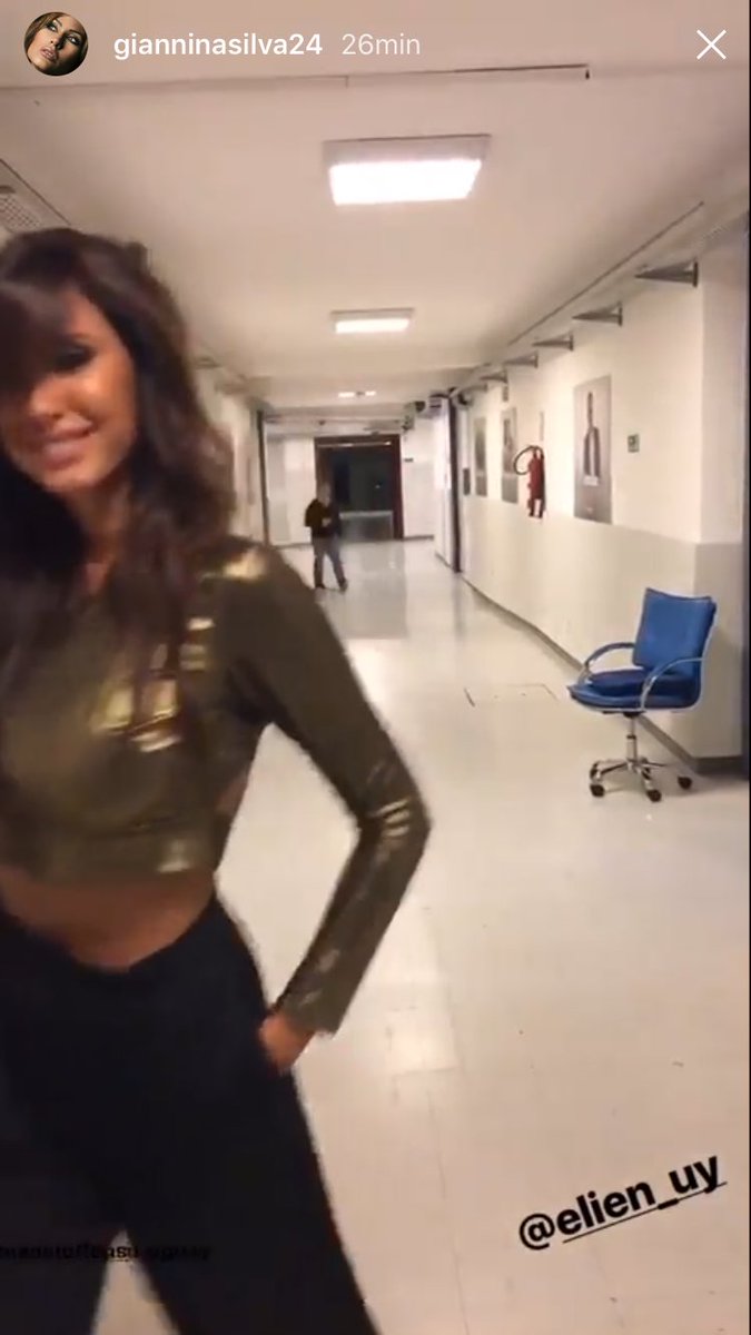 elien_uy's tweet photo. Hermosa @Gianninasilvaok ayer en @MonteCarloTV con total look #Duncancollection #inviernoelien 🖤⚡️ https://t.co/XeDrVZVHk6