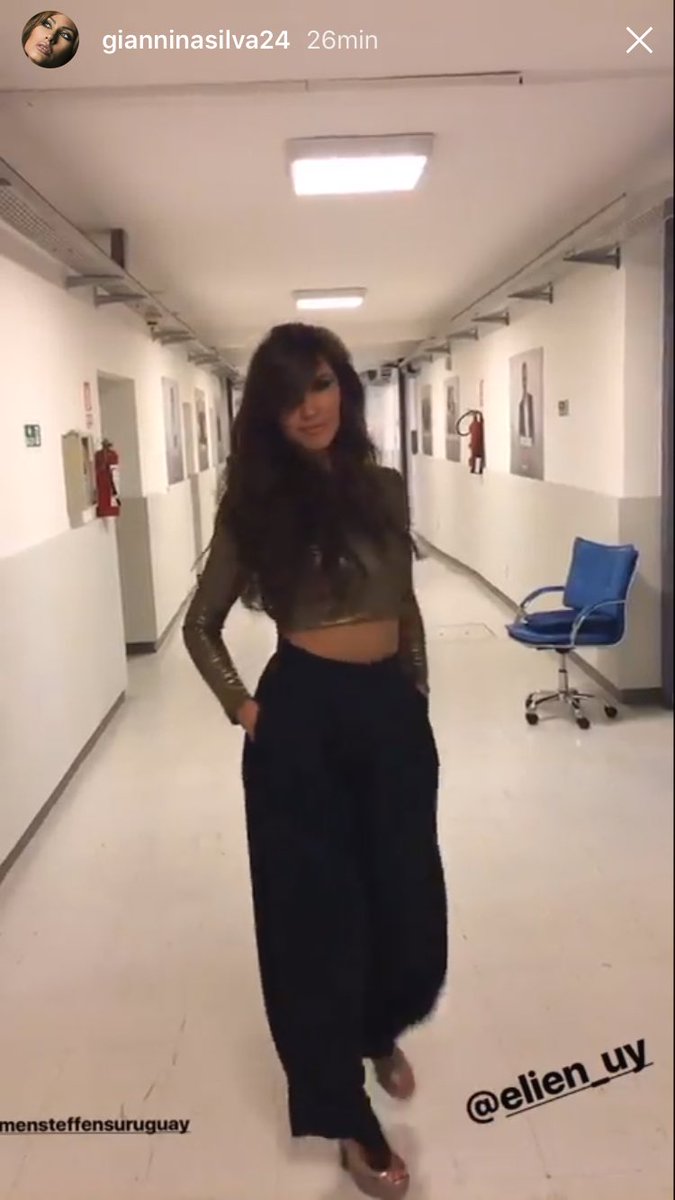 elien_uy's tweet photo. Hermosa @Gianninasilvaok ayer en @MonteCarloTV con total look #Duncancollection #inviernoelien 🖤⚡️ https://t.co/XeDrVZVHk6