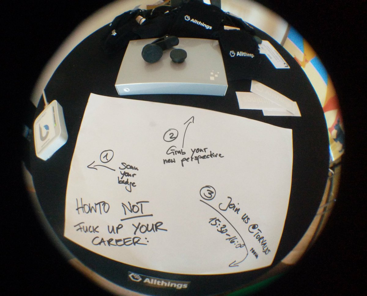florianauer101's tweet photo. How to NOT fuck up your career: scan your badge at our booth, get new perspectives, join @marsty5 at 15:30 h in Torvalds room! #LandingFest https://t.co/2Uoij5ojKK