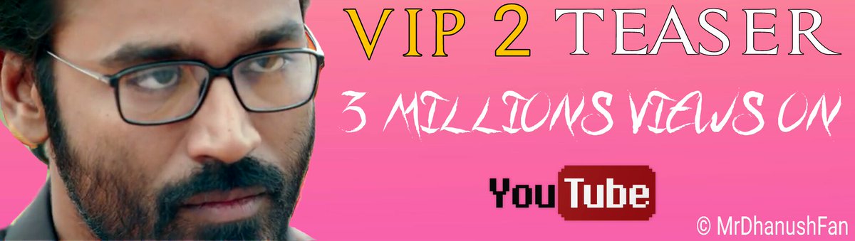 DhanushkFans's tweet photo. Power packed #Vip2Teaser 6M Views In YouTube & Facebook
#VIP2TeaserHits6MViewsOnYTFB
https://t.co/yBJ86ytMRg https://t.co/fqP8uqssvl