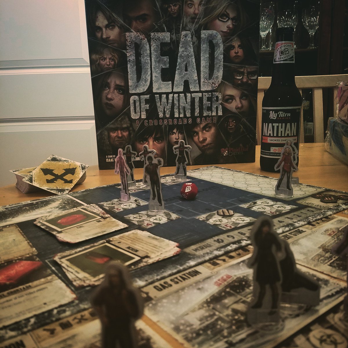 CraftBeerdGames's tweet photo. Crack a cold one any time you roll Frostbite. @lakefront My Turn: Nathan. https://t.co/7TcW5eB4sG