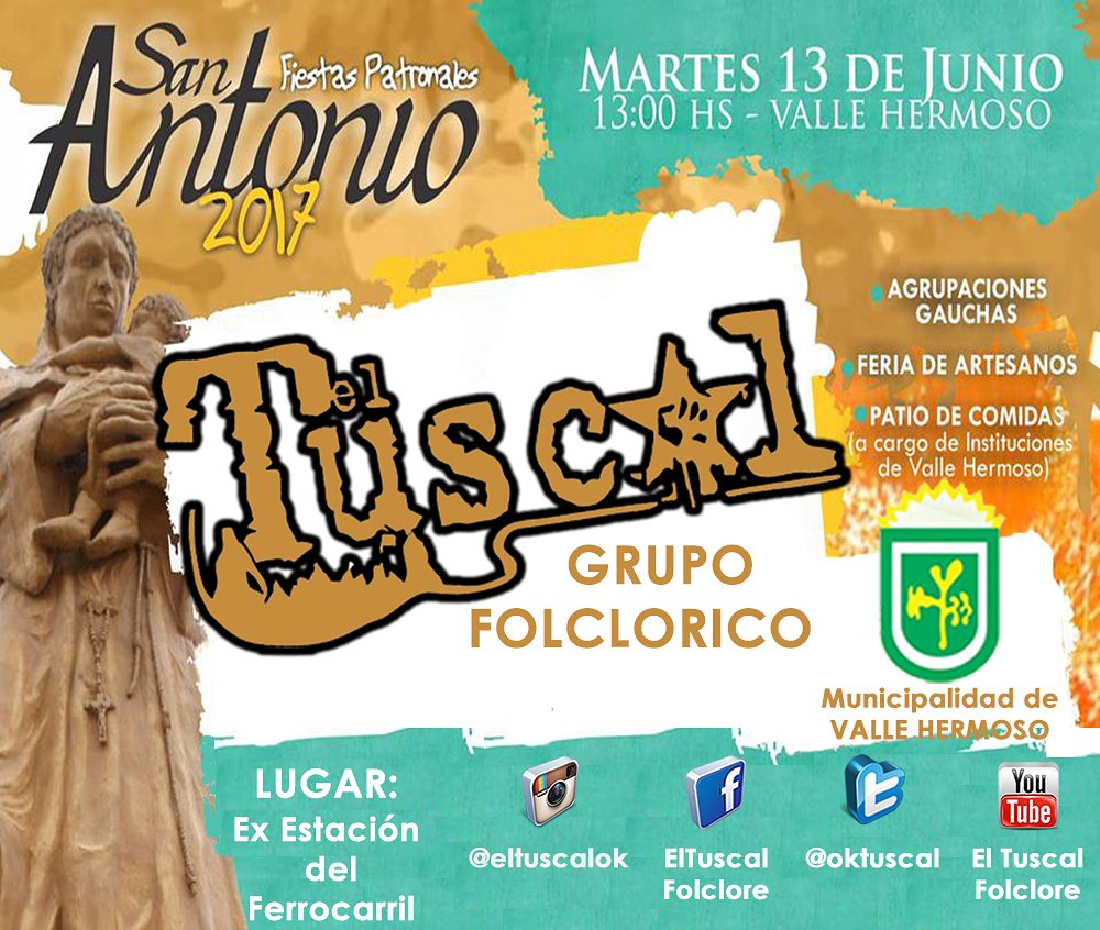 OkTuscal's tweet photo. Fiestas Patronales Valle Hermoso. #ElTuscal #gira #nuevoshow https://t.co/UTxnjN7jPm