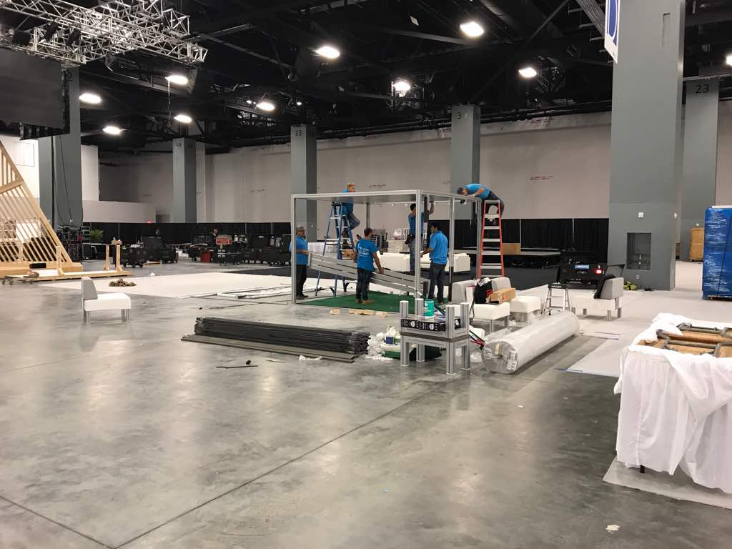 EVmiami's tweet photo. Setting up at @eMergeAmericas. Hope to see you! https://t.co/BK1zcHuhyA