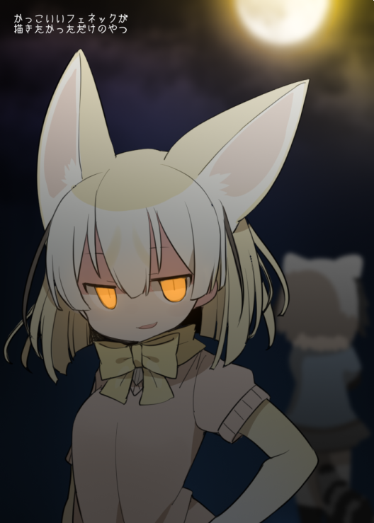 眠気の中、描きたいように描いたフェネック 