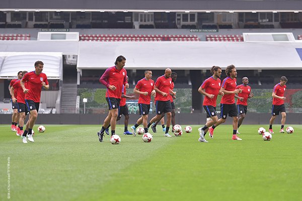 thefirstvictory's tweet photo. 24 hours from now USA vs Mexico will duel it out on the pitch ! Checkout our latest article @ https://t.co/pD7pBuugaj #azteca https://t.co/B79lV1Z8im