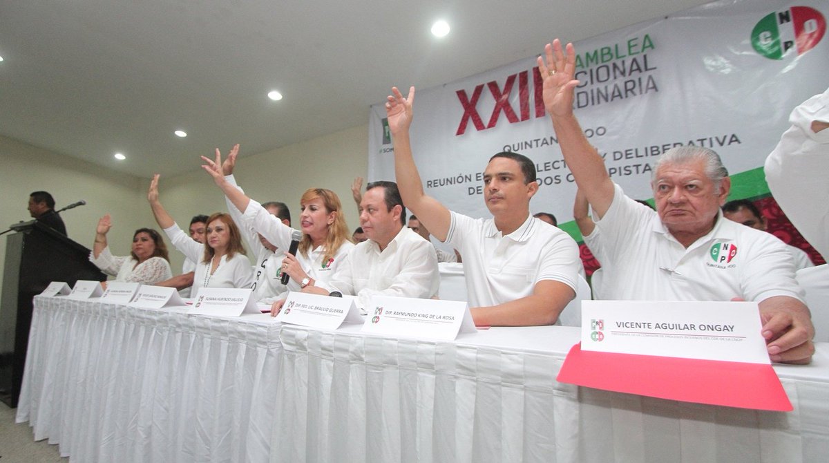 prensaPRIQROO's tweet photo. Esta mañana en #Cancún ,nuestra dirigencia estatal, encabezó los trabajos de la asamblea deliverativa de delegados de la CNOP. https://t.co/wg0W4Ef6sB