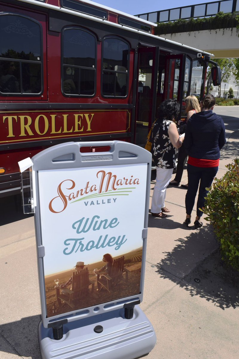 winesocial's tweet photo. #Wine Trolley #partnership between #SantaMariaCity & @SMVCC #uncorked. Stops include @PresquileWine https://t.co/oPqAS7Nybh via @WineSocial https://t.co/dJIyTDX31b