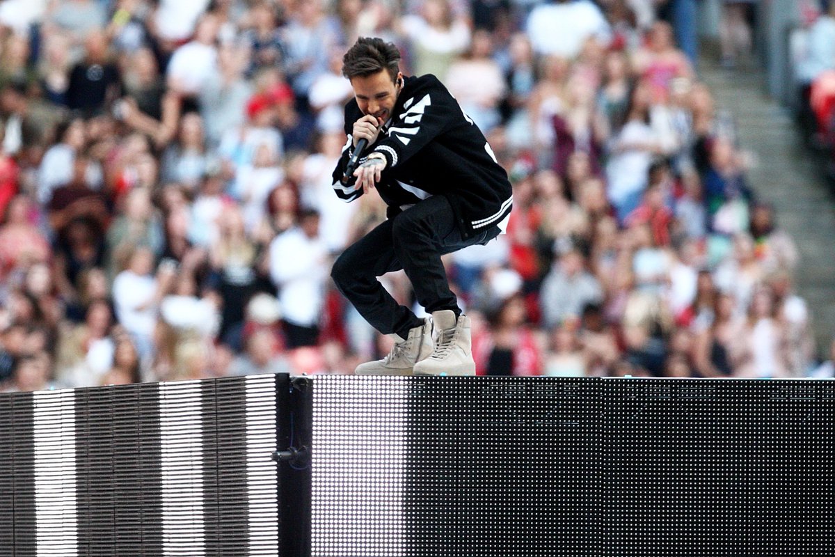 wembleystadium's tweet photo. Don't worry @LiamPayne we see you too! Great performance and a pleasure to have you back at #Wembley  #CapitalSTB https://t.co/XFTMUZoOyL