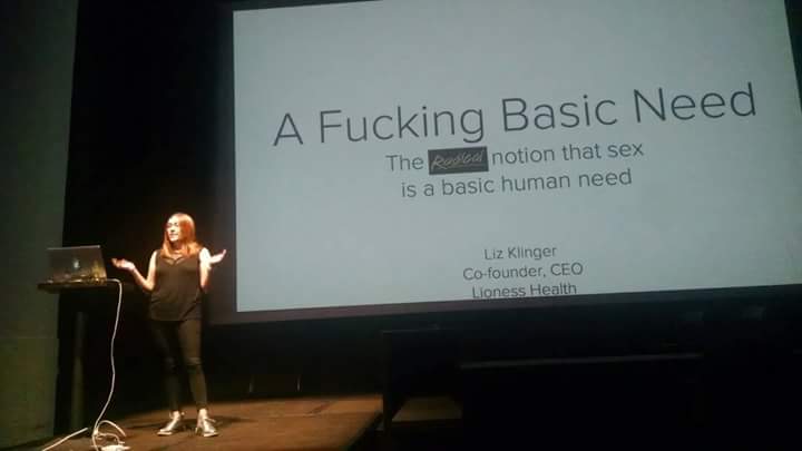 karim2k's tweet photo. Liz Klinger on sex as a basic human need: it's like "a cake that's good for you" although the science and our social norms lag behind #bilsf https://t.co/DEzIpjvDdk