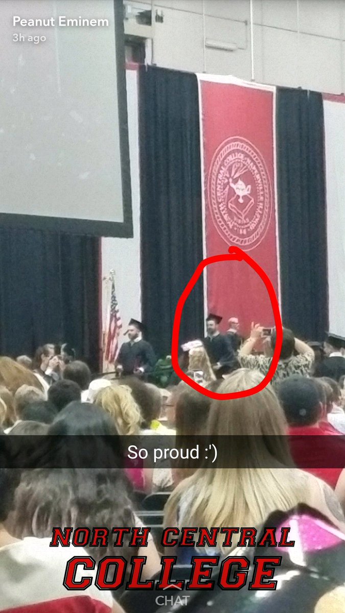 CoachCiric's tweet photo. So I kinda did this thing today... #NCGrad2017 #NorthCentralCollege https://t.co/RbiaJvMxQY