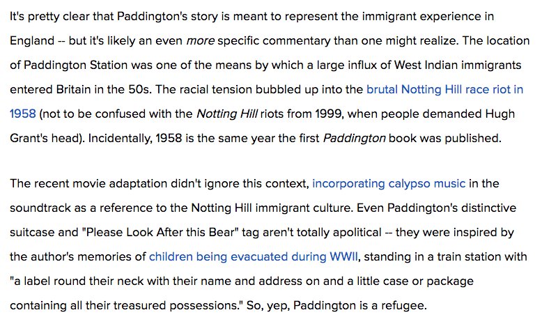 RadResilience's tweet photo. A Bear Called Paddington by Michael Bond https://t.co/zBBhFsmx6p via @amazon #ChildrensBook #ImmigrationExperience https://t.co/2xpa2Fwaw0