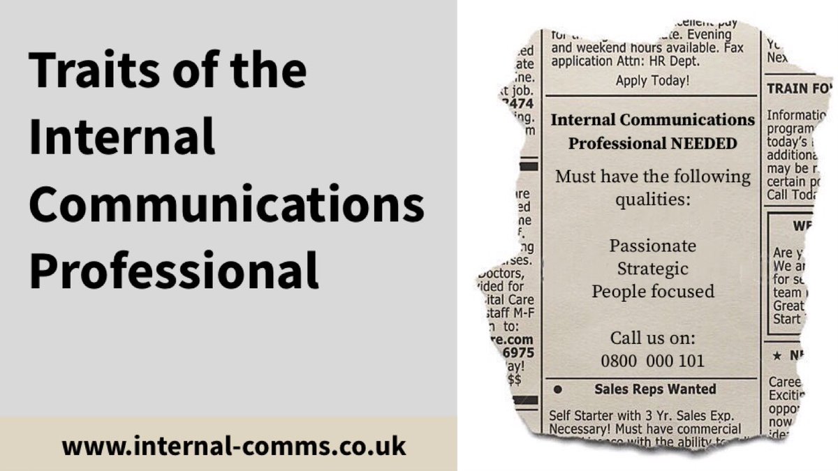 zayahmainwaring's tweet image. Ever wondered what the core traits of a great #internalcomms professional are?  Retweets &amp;amp; shares welcome ;-) internal-comms.co.uk/2017/06/10/tra…