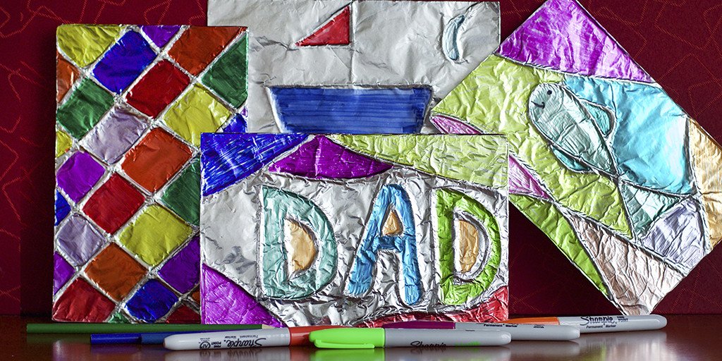 Stop by any Office Depot OfficeMax on June 17th, 12p-3p and customize a card &amp; one-of-a-kind tin foil gift for dad! #FathersDay