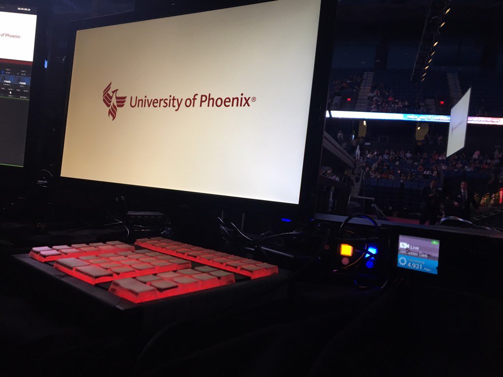 TroyWitt's tweet photo. @LiveU saved the show managing fluctuating internet line bandwidth at today's Commencement https://t.co/wqhjhQSKJj
