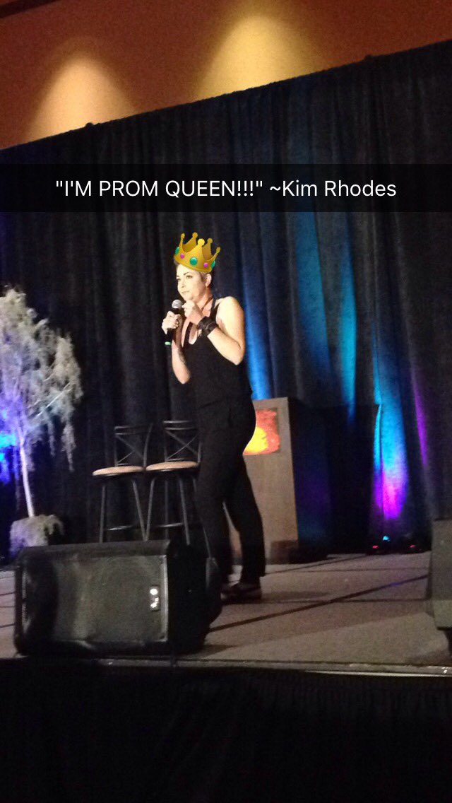 McKy_Smth's tweet photo. @kimrhodes4real Yes. You are indeed the Prom Queen of Supernatural!!! https://t.co/YuZuYMSQL2