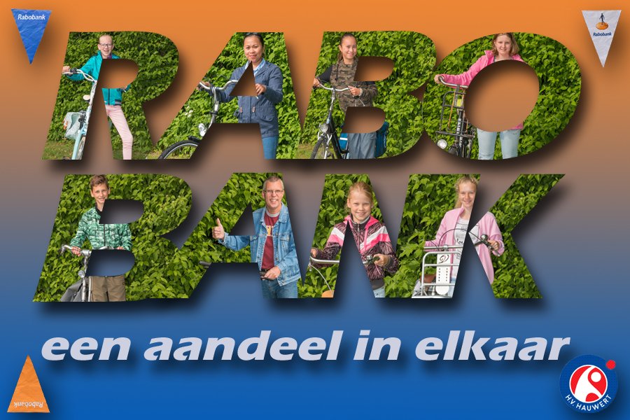 HollaGerda's tweet photo. Handbalvereniging Hauwert bedankt de Rabobank voor deze geweldige fietstocht, alles was dik voor elkaar!!! @RaboWF #RAFST #Selfiets https://t.co/1CuwCxe94M