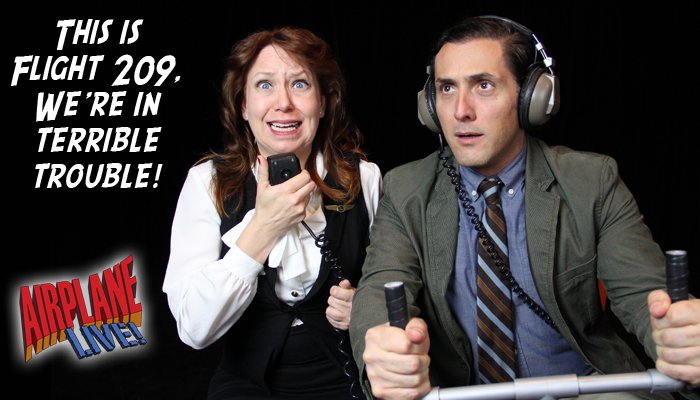 AirplaneLiveLA's tweet photo. Missed opening nite? DON'T PANIC! Come tonite @ 7:30PM! $10 tix https://t.co/QzeB53rDVK #hff17 #AirplaneLive #lathtr .@hollywoodfringe https://t.co/TalS2t7sqr