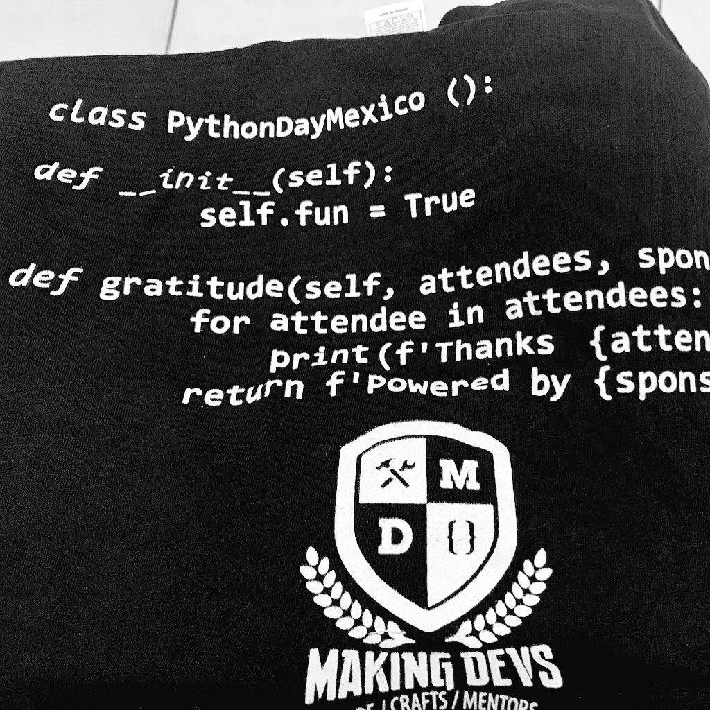 loooorenanicole's tweet image. lorena.having_fun = True; lorena.dice(&apos;gracias @pythondaymx!&apos;&apos;) #PythonDayMx